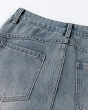 Curved Seam Deconstructed Barrel Jeans | Inflation Streetwear INFLATION