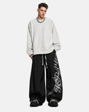 Crinkle Nylon Barrel Track Pants | Inflation Streetwear