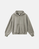 Acid Wash French Terry Zip Up Hoodies | Inflation Streetwear INFLATION