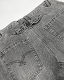 Bamboo Weave Barrel Jeans | Inflation Streetwear INFLATION