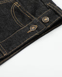 Deconstructed Raw Denim Jorts | Inflation Streetwear INFLATION