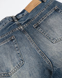 Whisker Wash Distressed Baggy Jeans | Inflation Streetwear INFLATION
