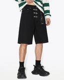 Metal Buckle Baggy Jorts | Inflation Streetwear INFLATION