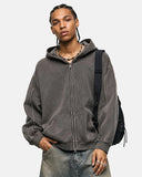 minimal streetwear hoodie with dropped shoulders