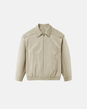 Minimalist PU Leather Zip Up Jacket | Inflation Streetwear