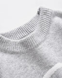Script Letter Graphic Knit Sweater | Inflation Streetwear