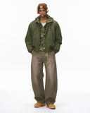 Detachable Layered Camo Bomber Jacket | Inflation Streetwear INFLATION