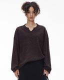 V-neck Long Sleeve Waffle Tees | Inflation Streetwear INFLATION