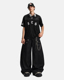 Gothic Embroidered Mesh Jersey | Inflation Streetwear