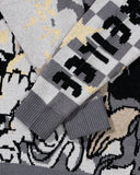 Comic Graphic Crew Neck Knit Sweater | Inflation Streetwear