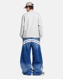 Washed Stripe Barrel Sweatpants | Inflation Streetwear