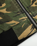 Camo Hooded Bomber Jacket | Inflation Streetwear