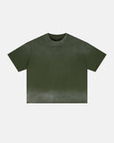 Monkey Washed Boxy Cropped T-Shirt | Inflation Streetwear INFLATION