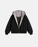 Cleanfit Faux Fur Lined Hooded Padded Jacket | Inflation Streetwear INFLATION