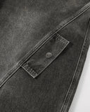 Distressed Washed Cargo Barrel Jeans | Streetwear INFLATION
