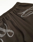 Rhinestone Baggy Joggers | Inflation Streetwear INFLATION