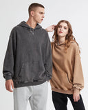 French Terry Washed Distressed Hoodies | Inflation Streetwear INFLATION