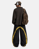 Contrast Star Stripe Barrel Sweatpants | Inflation Streetwear