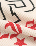 Retro Graphic Camo Raglan Waffle T-Shirt | Inflation Streetwear