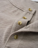 Blank Henley Neck Casual T-Shirt | Inflation Streetwear INFLATION
