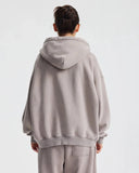 Boxy Fit Acid Washed Fleece Zip Up Hoodies | Inflation Streetwear INFLATION