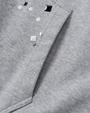 Studded Boxy Pullover Hoodie | Inflation Streetwear