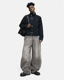 Metal Clasp Boxy Workwear Jacket | Inflation Streetwear