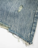 Leopard Patch Denim Jorts | Inflation Streetwear INFLATION