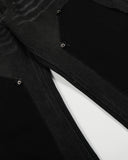 Black Patchwork Barrel Jeans | Inflation Streetwear INFLATION