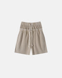 Double Waist Acid Wash Waffle Shorts | Inflation Streetwear INFLATION