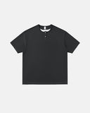 faux two piece henley t-shirt in clean casual style