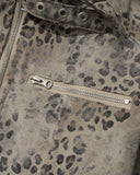 Leopard Faux Fur Collar Jacket | Inflation Streetwear