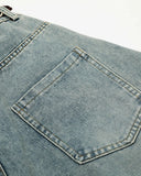 Acid Wash Stitching Baggy Jeans | Inflation Streetwear INFLATION