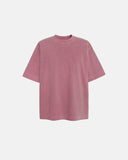 washed cotton t shirt front view