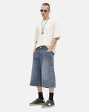 Studded Bamboo Weave Jorts | Inflation Streetwear