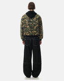 Camo Hooded Bomber Jacket | Inflation Streetwear