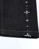 Studded Rhinestone Baggy Denim Jeans | Inflation Streetwear INFLATION