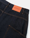Raw Indigo Wash Wide Leg Jeans | Inflation Streetwear