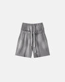 Double Waist Monkey Wash Sweat Shorts | Inflation Streetwear INFLATION