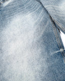 Acid Washed Whisker Clasp Barrel Jeans | Inflation Streetwear INFLATION