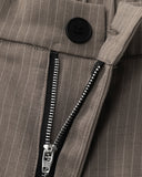 Pinstripe Pleated Tailored Shorts | Inflation Streetwear INFLATION