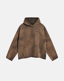 Acid Wash Ripped Boxy Hoodies | Inflation Streetwear INFLATION