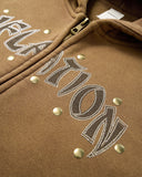 Rivets Dragon Acid Wash Zip Up Hoodies | Inflation Streetwear INFLATION