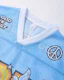 Dove Graphic Mesh Football Jersey | Inflation Streetwear INFLATION