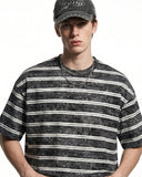 vintage stripe casual tee