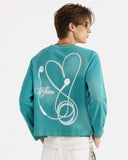 Script Logo Waffle Knit Long Sleeve T-Shirt | Inflation Streetwear