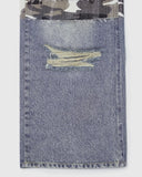 Patchwork Effect Print Baggy Jeans | Inflation Streetwear INFLATION