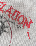 Distressed Graphic Waffle T-Shirt | Inflation Streetwear