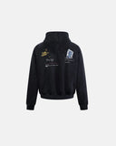 Graffiti Washed Zip Up Hoodie | Inflation Streetwear
