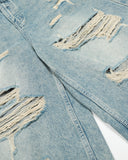 Distressed Longline Jorts | Inflation Streetwear INFLATION
